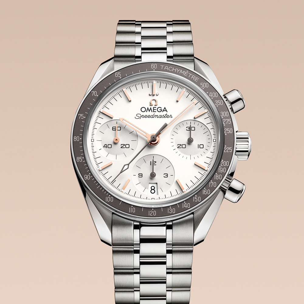 Speedmaster Chronograph 38mm - Opaline Silvery on Bracelet
