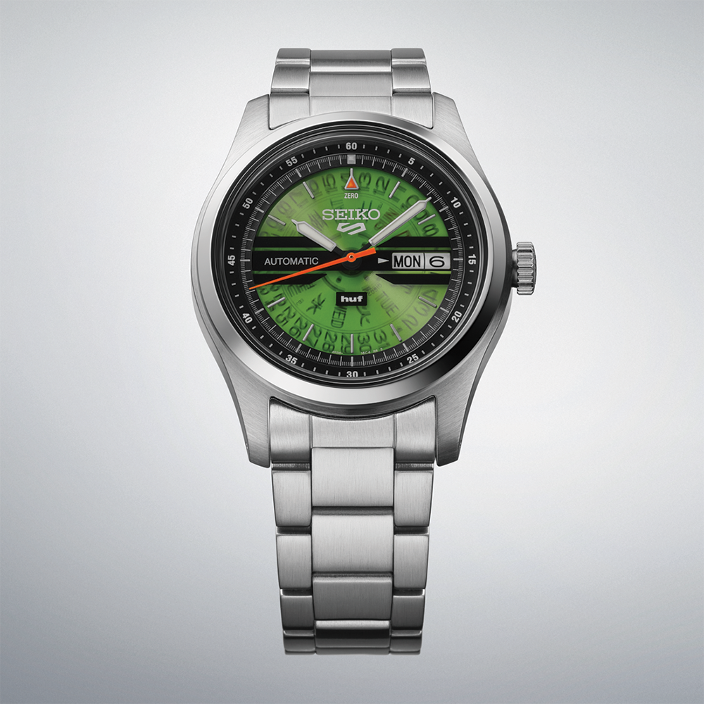 SRPM09 5 Sports Field HUF Limited Edition 39.4mm - Green on Bracelet