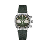 American Classic Intra-Matic Chronograph H 40mm - Green on Leather Strap w/ Extra Bracelet