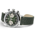 American Classic Intra-Matic Chronograph H 40mm - Green on Leather Strap w/ Extra Bracelet