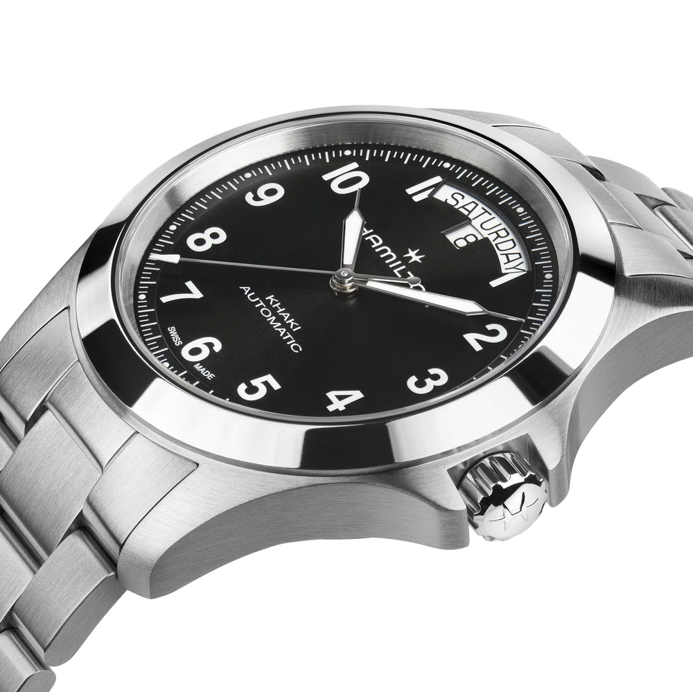 Khaki Field Auto 40mm - Black on Bracelet