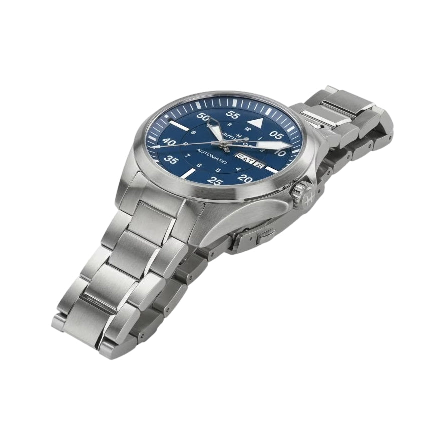 Pilot Day Date 42mm Blue Dial on Bracelet