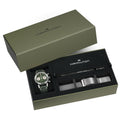 American Classic Intra-Matic Chronograph H 40mm - Green on Leather Strap w/ Extra Bracelet