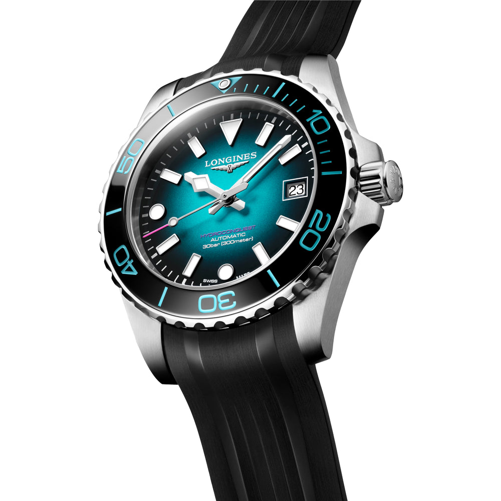 HydroConquest 2026 Commonwealth Games 39mm - Teal on Rubber Strap