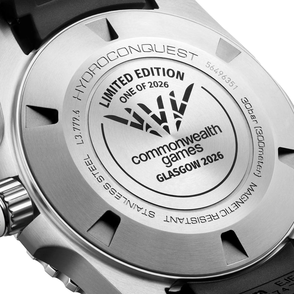HydroConquest 2026 Commonwealth Games 39mm - Teal on Rubber Strap