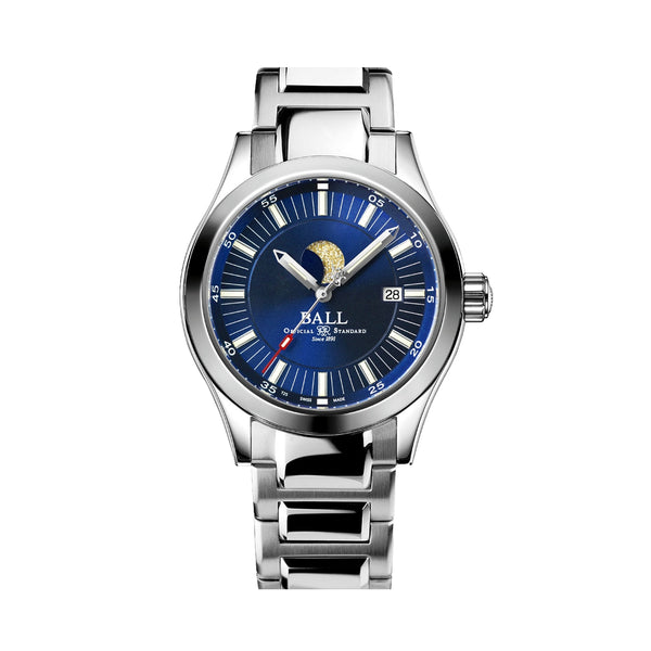 Engineer II Moonphase 41mm - Blue on Bracelet - Teddy Baldassarre