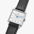 Tetra 27 Duo - White on Leather Strap