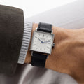 Tetra 27 Duo - White on Leather Strap