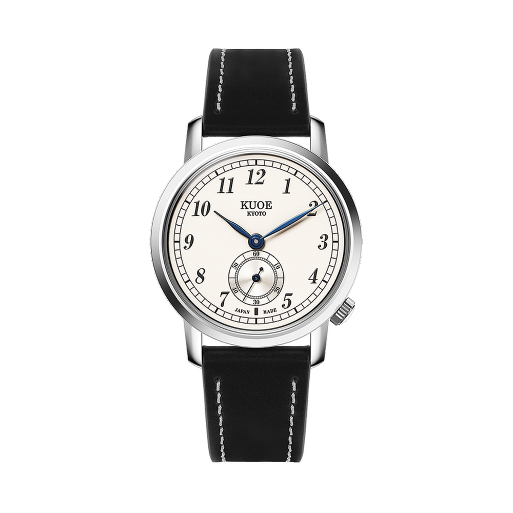 OLD SMITH 35mm - White on Leather Strap