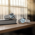 Chronomat B01 Automatic Panda Dial 42mm - Light Blue on Bracelet