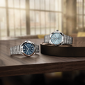 Chronomat B31 Automatic 40mm - Light Blue, Platinum Bezel on Bracelet
