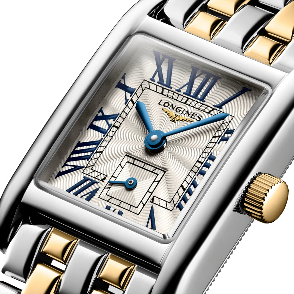 Mini DolceVita Quartz Yellow Gold Two-Tone 29mm - Silver 