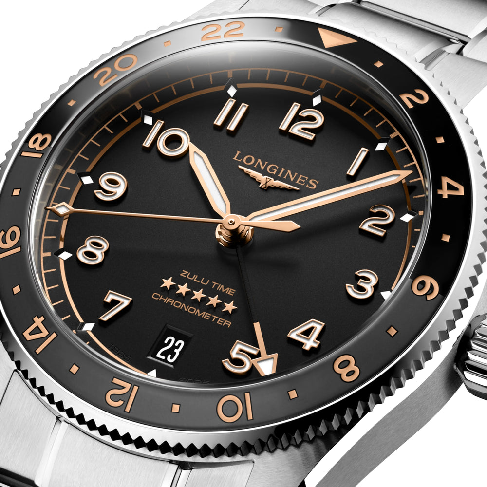 Spirit Zulu Time Automatic 39mm - Black on Bracelet