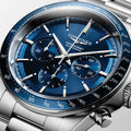 Conquest Automatic Chronograph 42mm - Blue on Bracelet