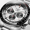 Conquest Automatic Chronograph 42mm - Silver on Bracelet