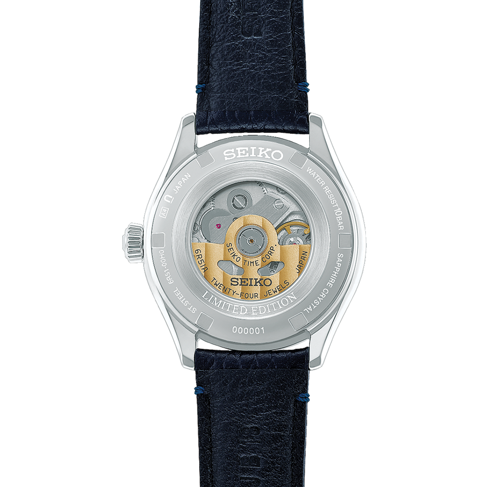 HCC004 Presage Classic Series 145th Anniversary Limited Edition 36mm - White on Leather Strap