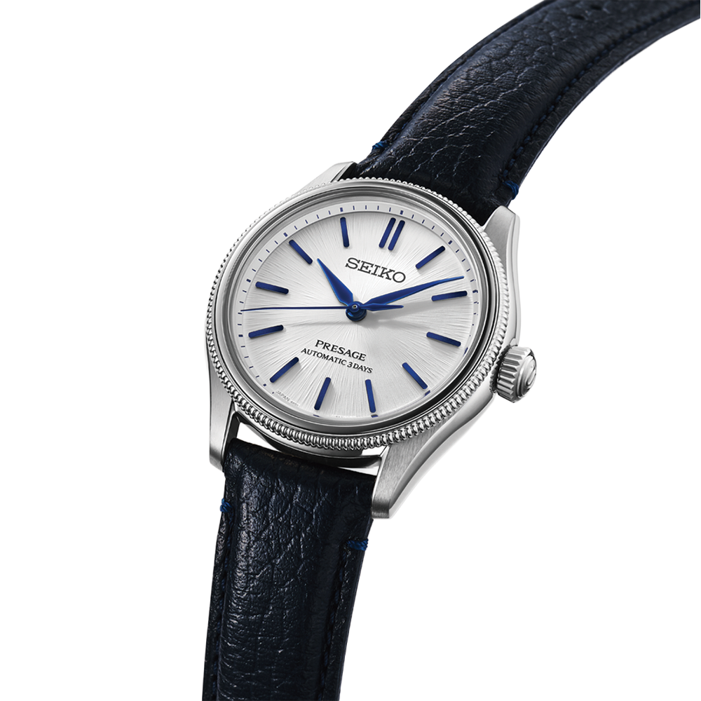 HCC004 Presage Classic Series 145th Anniversary Limited Edition 36mm - White on Leather Strap