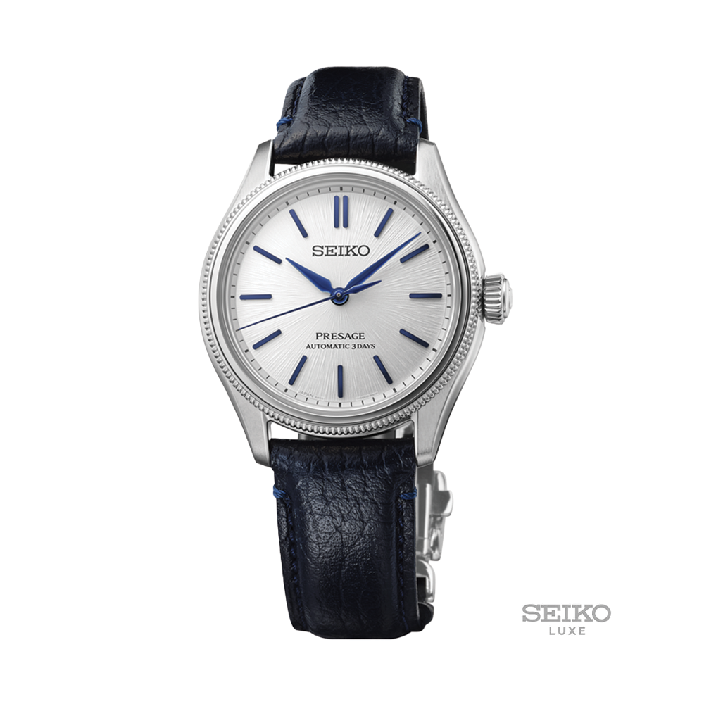 HCC004 Presage Classic Series 145th Anniversary Limited Edition 36mm - White on Leather Strap