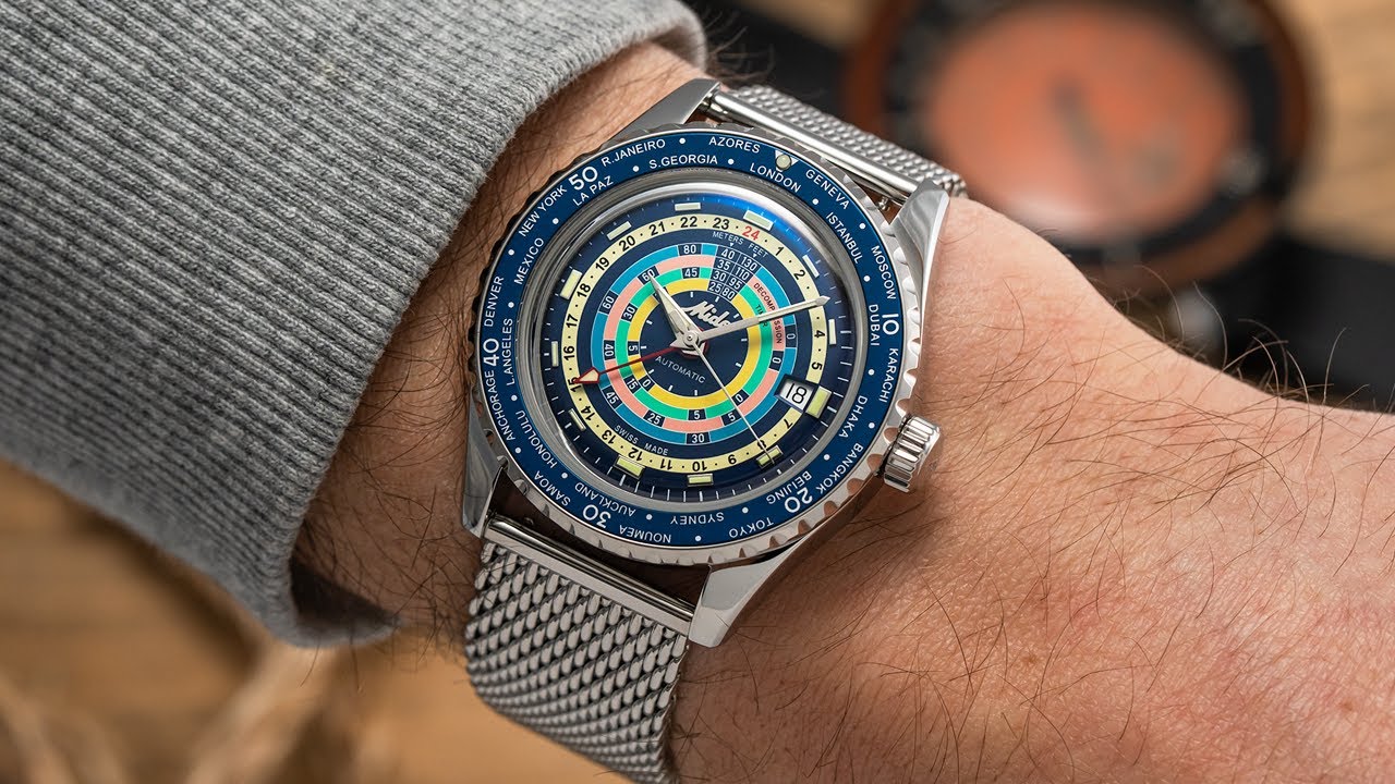 A Fun & Colorful Dive Watch With Worldtimer Functionality