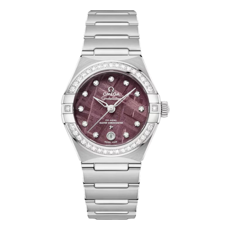 Constellation Co-Axial Master Chronometer 29 mm - Purple Meteorite with Diamonds