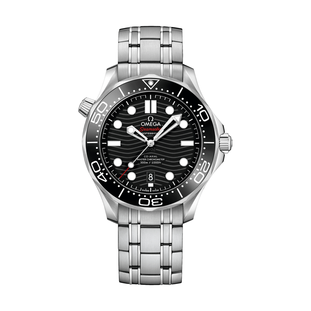 Seamaster Diver 300M Co-Axial Master Chronometer Stainless Steel 42 mm - Black on Bracelet
