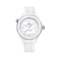 Seamaster Diver 300M Milano Cortina 2026 43.5mm - White on Rubber Strap