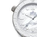 Seamaster Diver 300M Milano Cortina 2026 43.5mm - White on Rubber Strap