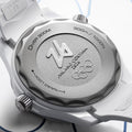 Seamaster Diver 300M Milano Cortina 2026 43.5mm - White on Rubber Strap