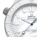 Seamaster Diver 300M Paralympic Milano Cortina 2026 43.5mm - White on Rubber Strap
