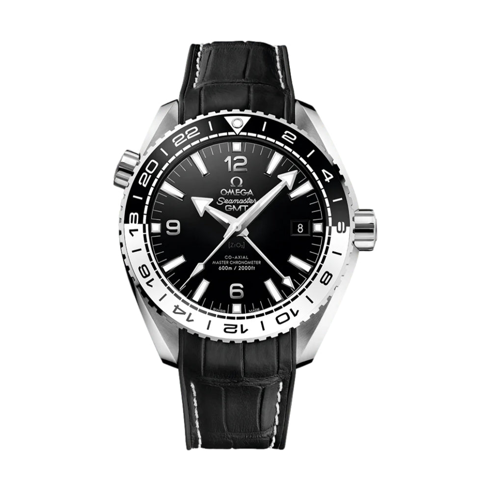 Seamaster Planet Ocean 600M Co-Axial Master Chronometer GMT 43.5 mm - Black on Strap