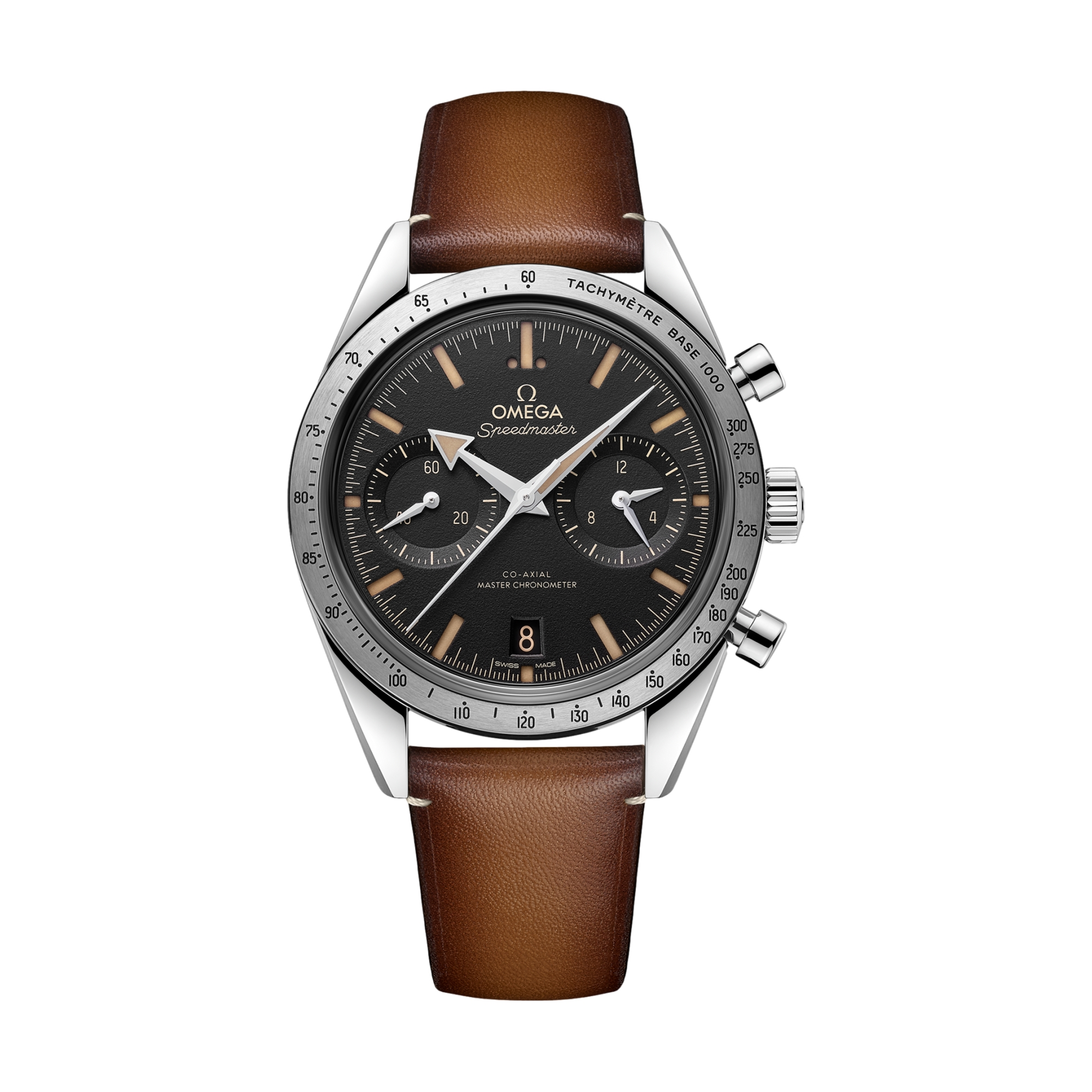 Speedmaster '57 Chronograph 40.5mm - Black on Strap - Teddy