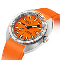SUB 200T Professional 39mm - Orange on Rubber Strap