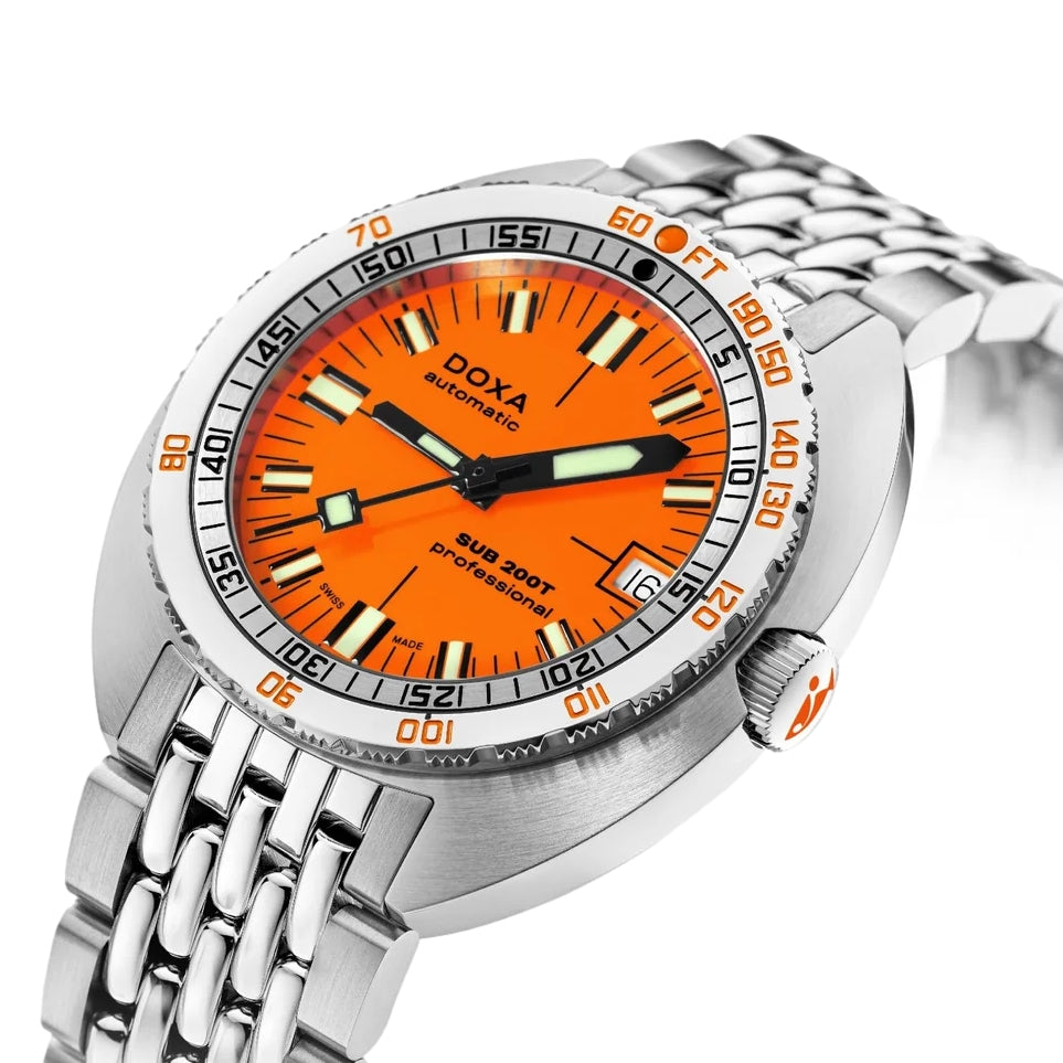 SUB 200T Professional 39mm - Orange on Bracelet