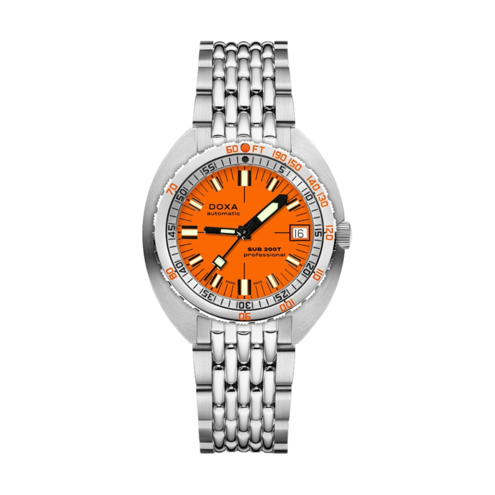 Sub 200T Professional Orange Dial on Bracelet, 39mm