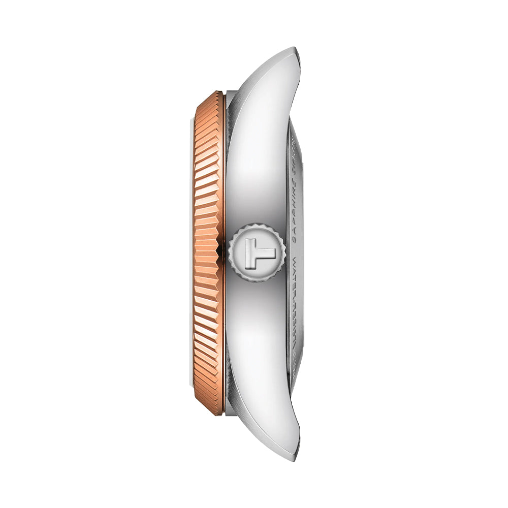 Ballade Powermatic 48 COSC Two-Tone 30mm - Silver on Bracelet