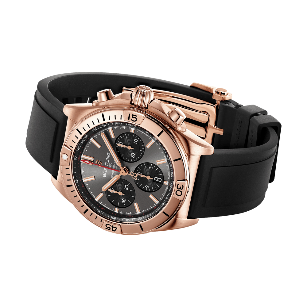 Chronomat B01 42mm 18k Red Gold - Anthracite