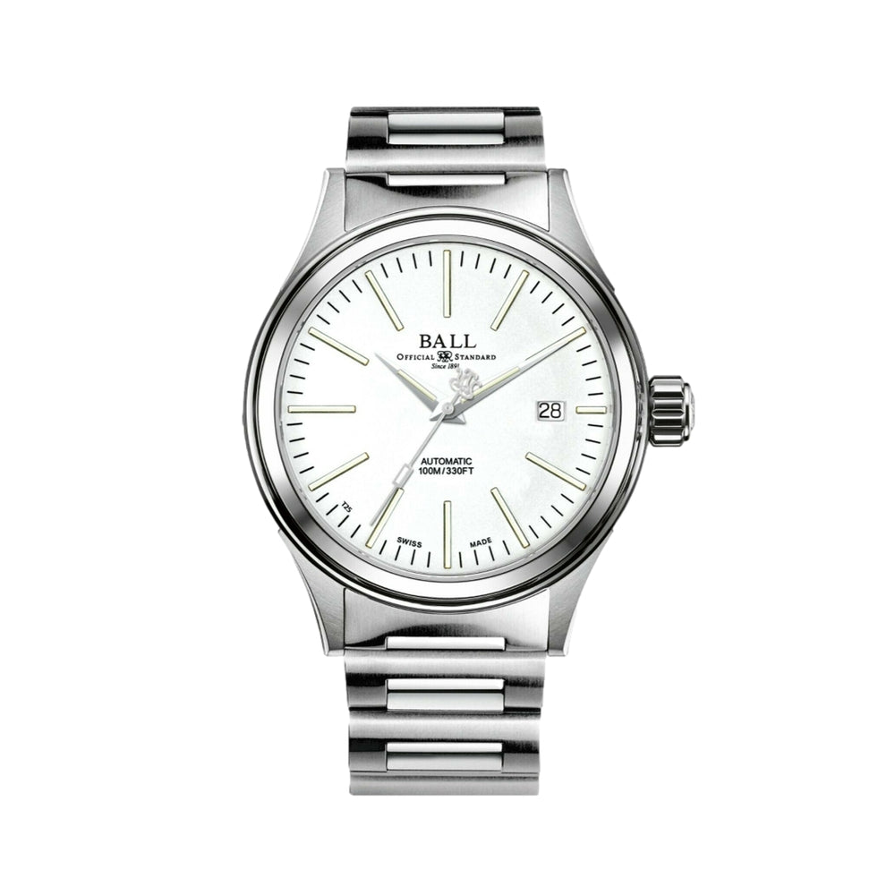 Fireman Enterprise 40mm - White on Bracelet