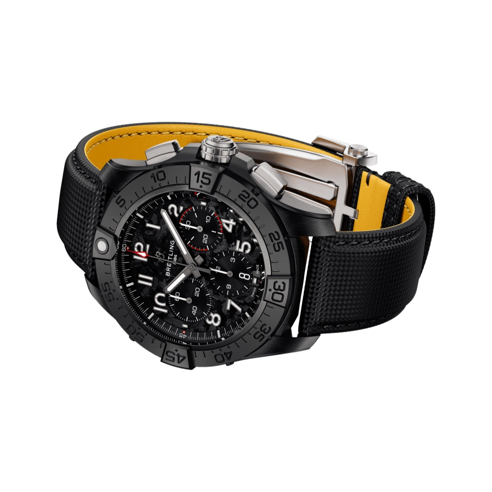 Avenger B01 Chronograph 44 Night Mission Black Dial