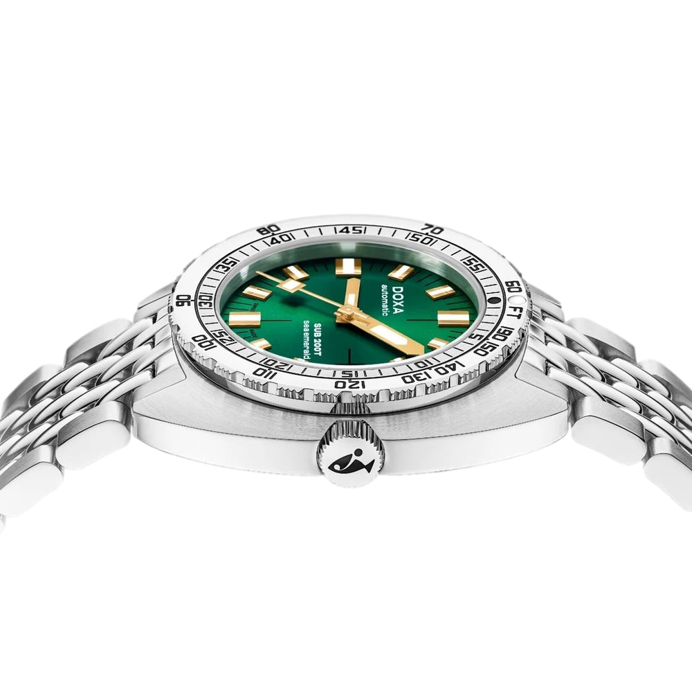 SUB 200T Sea Emerald 39mm - Sunray Green on Bracelet