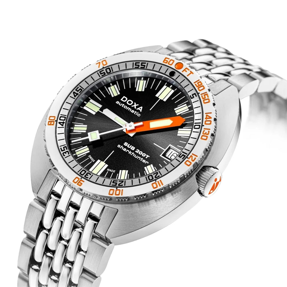 SUB 200T Sharkhunter 39mm - Sunray Black on Bracelet