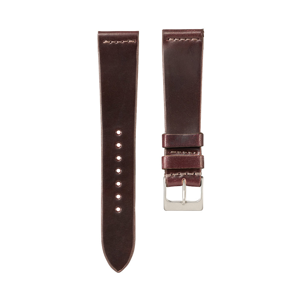 Brown Shell Cordovan Leather Strap