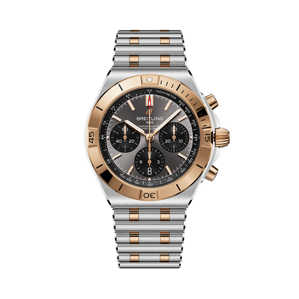 Chronomat B01 Automatic Panda Dial Two-Tone 42mm - Anthracite on