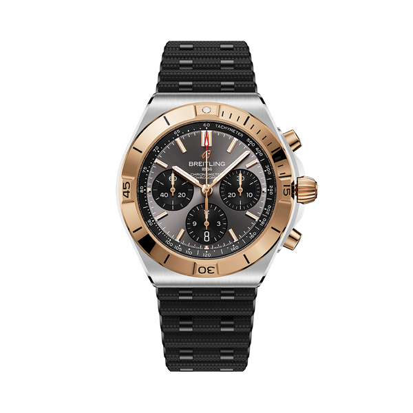 Chronomat B01 Automatic Panda Dial Two-Tone 42mm - Anthracite on