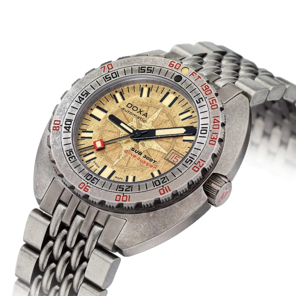 SUB 300T Clive Cussler 42.5mm - Brown on Bracelet