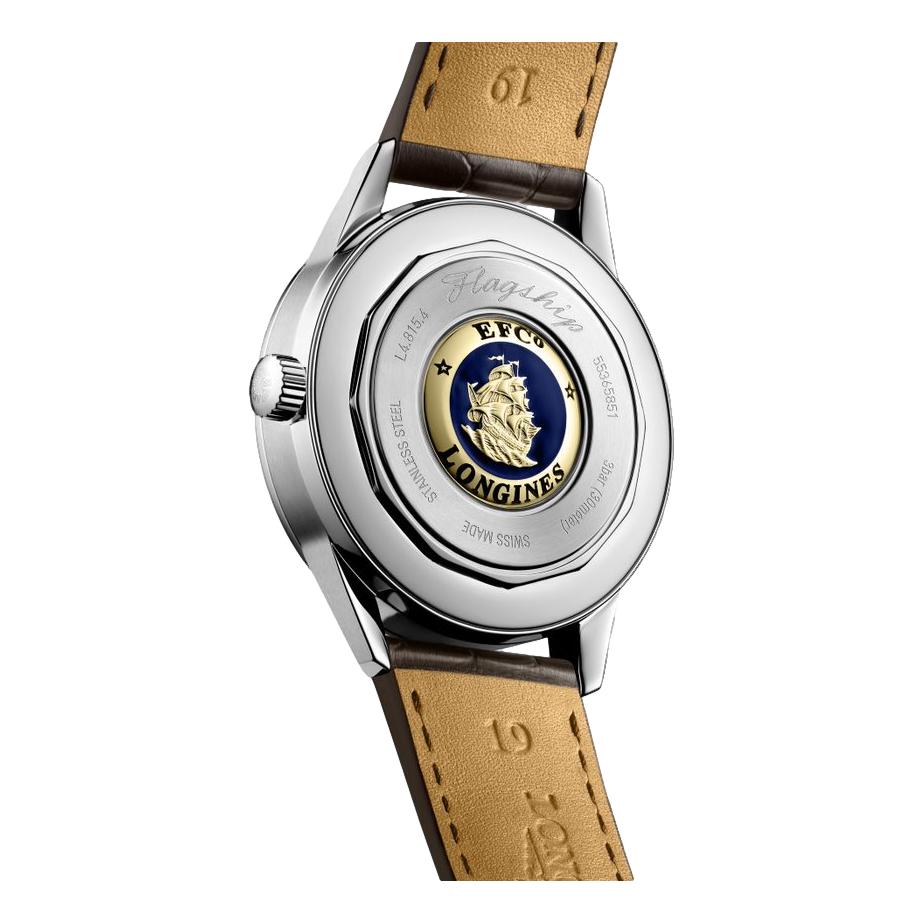 Flagship Heritage Moonphase Silvered Opaline