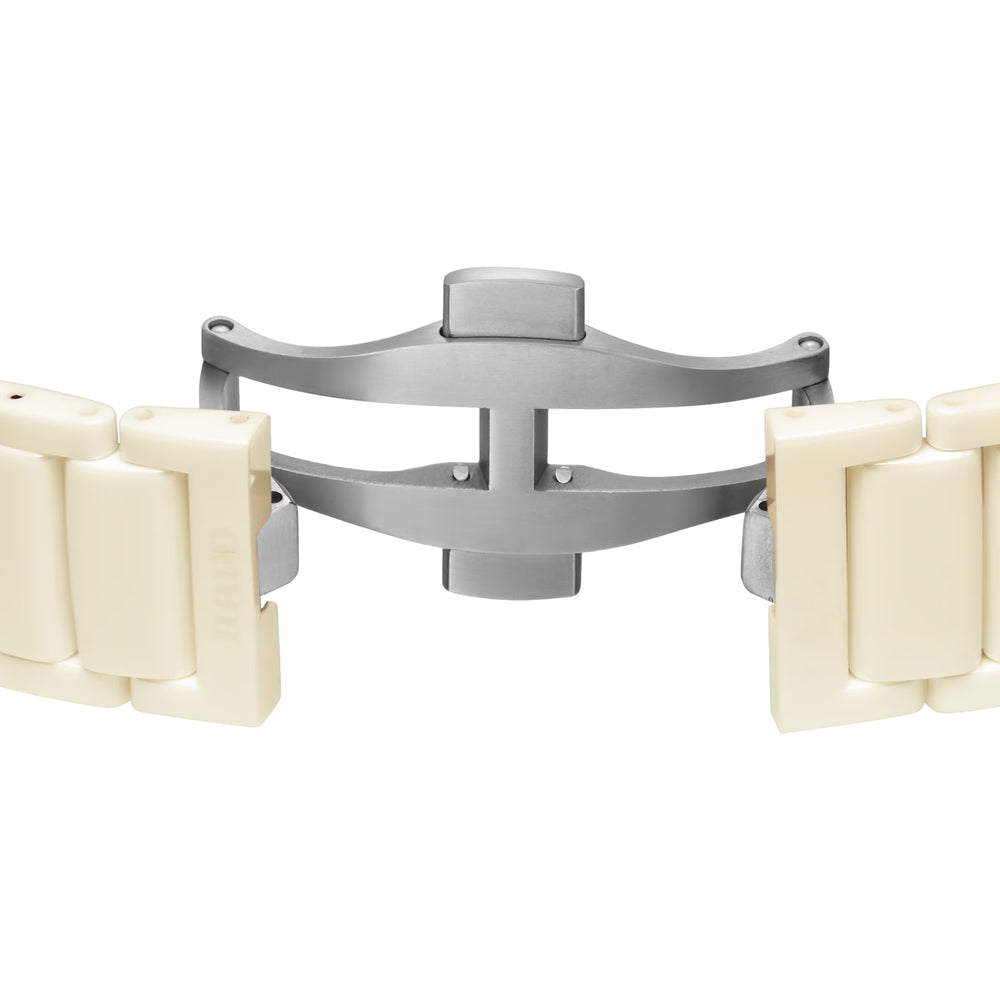 True Round x Les Couleurs® Le Corbusier® Automatic 40mm - White on Bracelet
