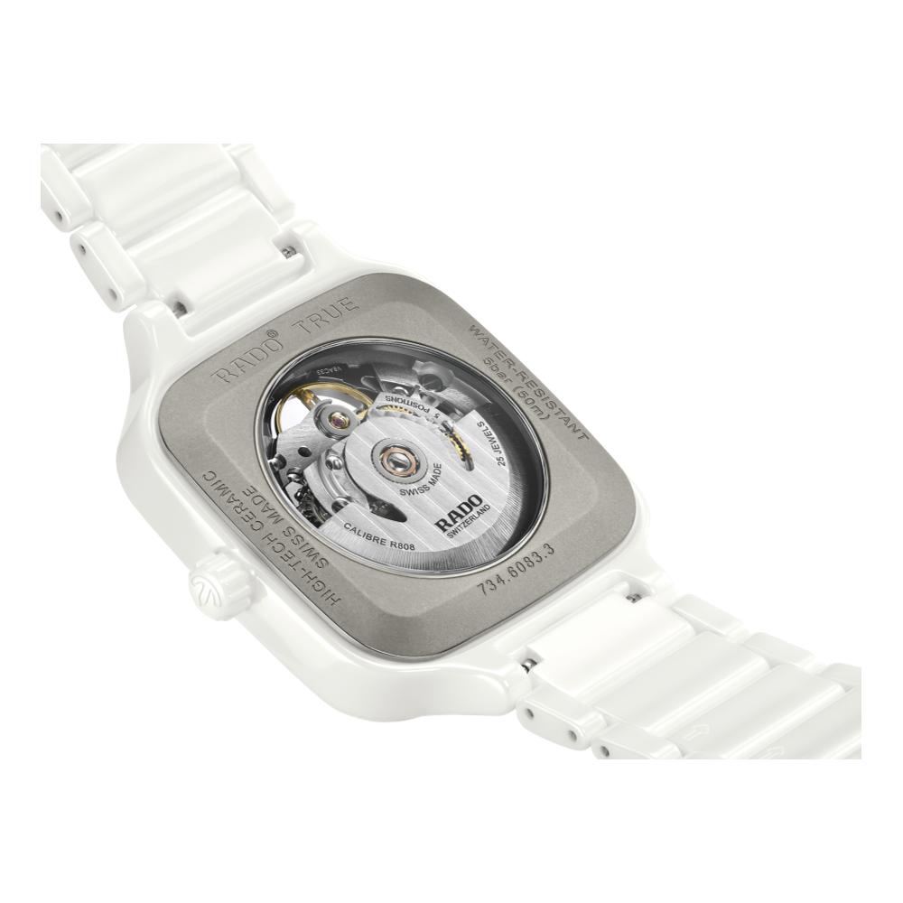 True Square Automatic Skeleton White Ceramic