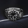 Pelagos Titanium 42mm - Black, Ceramic Bezel on Bracelet w/ Extra Rubber Strap