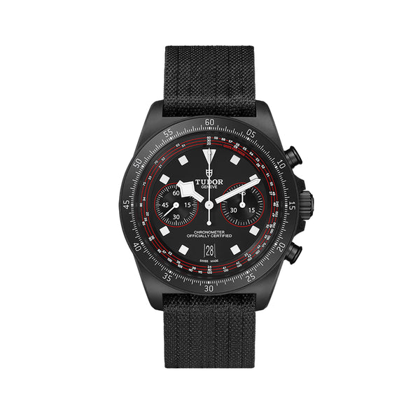国内正規店新品TUDOR Pelagos FXD レッドブルコラボ42㎜ Pelagos FXD Chrono Carbon Composite 43mm - Black on Fabric Strap