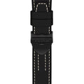 Black Bay Ceramic 41mm - Black on Hybrid Leather/Rubber Strap w/ Extra Fabric Strap